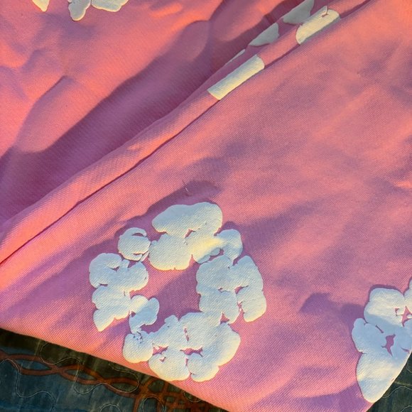 Denim Tears The Cotton Wreath Sweatpants Pink - Picture 3 of 6